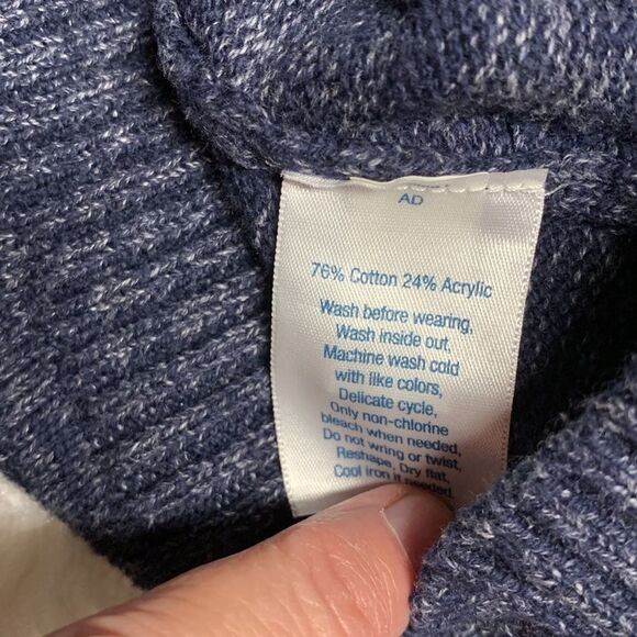 Urban Pipeline Size Small men's button up sweater.  Heather blue.  NWOT - Picture 5 of 7